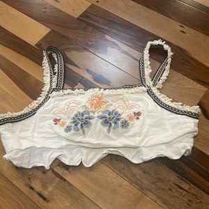 Mink Pink crop bohemian style top